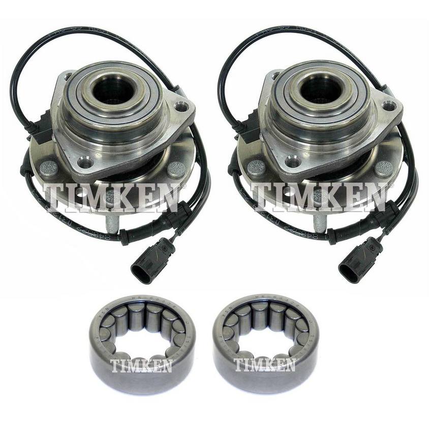 SAAB Wheel Bearing and Hub Assembly Kit - Front and Rear - Timken 2877589KIT